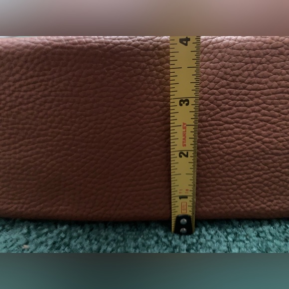 Faiez brown pebble leather purse - Picture 9 of 14